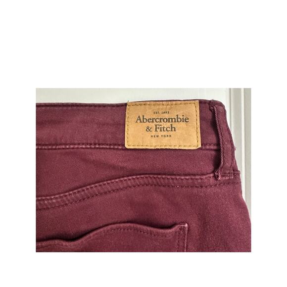 π· Abercrombie & Fitch Skinny Jeans β Wine | Size 10 | 30x29 π· - Picture 5 of 5